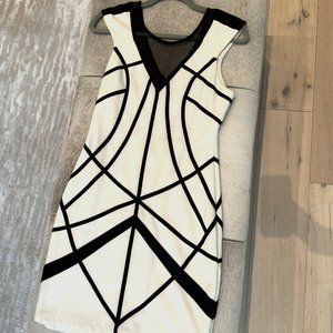 Black & White Bebe Dress